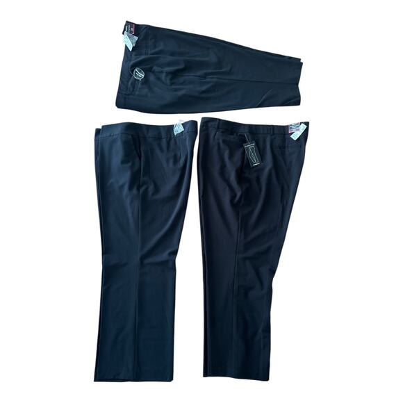 NWT Avenue black 3 pairs of pants one crop size 28 - Picture 3 of 13